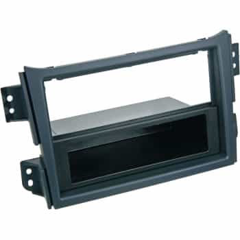 Panneau 2-DIN Opel Agila - Suzuki Splash 2008 -2014 - Couleur: Noir