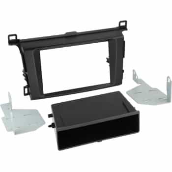 Panneau 2-DIN avec plateau Toyota RAV4 2013-2018 Couleur: Noir