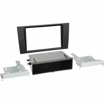 Panneau 2-DIN avec pochette Audi A4 (B5) 1999-2001 Couleur: Noir