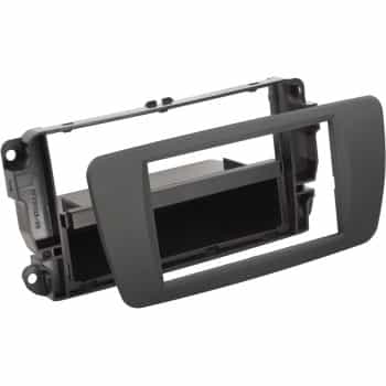 Panneau 2-DIN avec pochette Seat Ibiza 2010-2017 Couleur: Gris Tuam