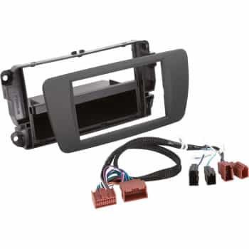 Panneau 2 DIN avec compartiment de rangement Seat Ibiza gris tuam