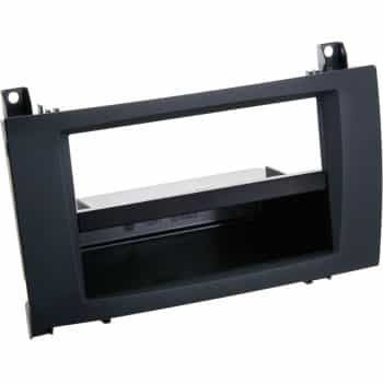 Panneau RT 2-DIN avec pochette Mercedes Benz Classe SLK 2004-2011 Couleur: Noir