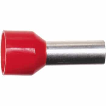 Embout de virole rouge 10,0 mm² (100 pièces)