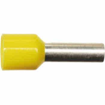 Embout de fil Jaune 6,0 mm² (100 pièces)