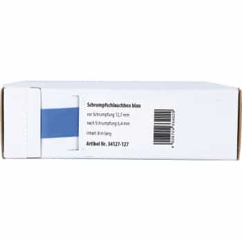 Gaine thermorétractable Bleu Ø 12,7 mm / Longueur 8 mètres