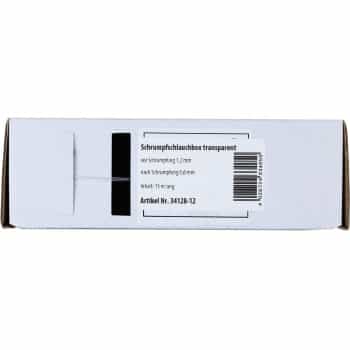 Gaine thermorétractable transparente Ø 1,2 mm / Longueur 15 mètres