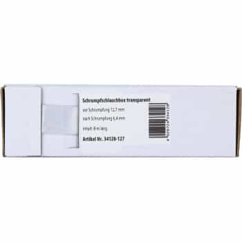 Gaine thermorétractable transparente Ø 12,7 mm / Longueur 8 mètres