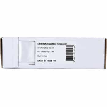 Gaine thermorétractable transparente Ø 19,0 mm / Longueur 5 mètres