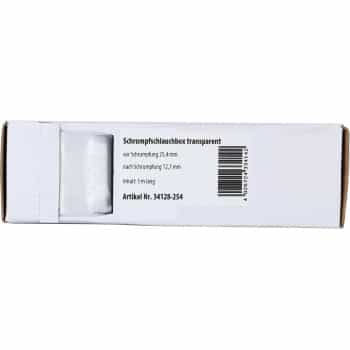 Gaine thermorétractable transparente Ø 25,4 mm / Longueur 5 mètres