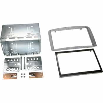 Panneau 2-DIN Alfa Romeo 147 / GT 2000-2010 - Couleur: argent