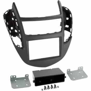 Panneau 2-DIN avec compartiment de rangement Chevrolet Trax 2013-2017 noir