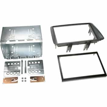 Panneau 2-DIN Fiat Panda 2003-2012 Couleur: Anthracite