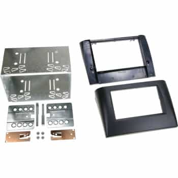 Panneau 2-DIN Fiat Stilo 2001-2008 Couleur: Noir