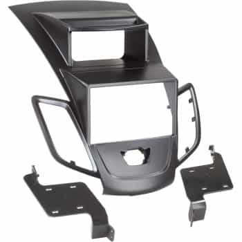Panneau 2-DIN Ford Fiesta avec écran multifonctions 2008-2017 - Couleur : Noir