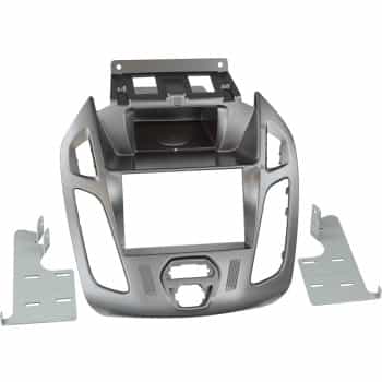 Panneau 2-DIN Ford Transit Connect / Tourneo Connect 2013-2019 Couleur: Argent Phonix