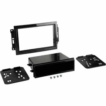 Panneau 2-DIN Chrysler 300C/ PT Cruiser - Jeep Grand Cherokee - Couleur: noir