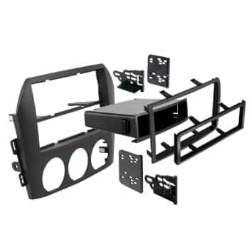 Panneau 2-DIN Mazda MX-5 / Miata Modèle US | 2005-2008 | Couleur noir