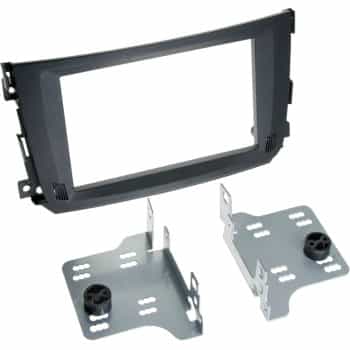 Panneau 2 DIN Smart Smart pour deux BR451 2010-2015 Couleur: Noir