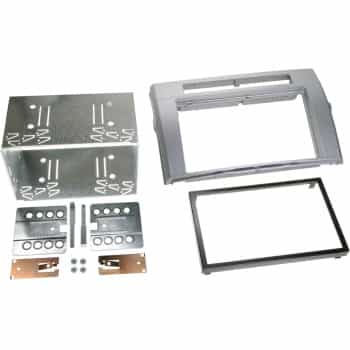 Panneau 2-DIN Toyota Corolla Verso 2004-2009 - Couleur: argent