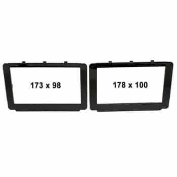 Panneau 2-DIN Toyota Hilux 2015> Couleur: Noir