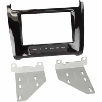 Panneau 2-DIN Volkswagen Polo 6C 2014-2019 Couleur: Noir Piano