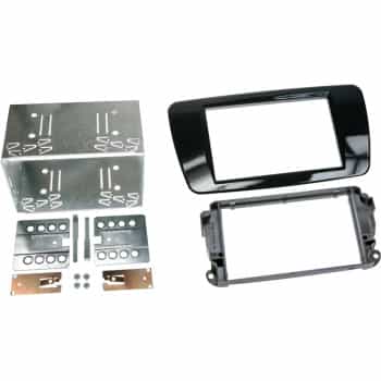 Panneau 2-DIN Seat Ibiza 2008-2017 - Couleur: Noir Piano