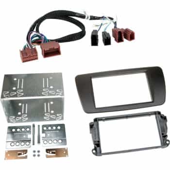 Panneau 2-DIN Seat Ibiza 2014-2017 Couleur: Noir Mat