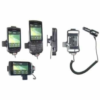 Support actif BlackBerry Torch 9800 avec chargeur 12/24V