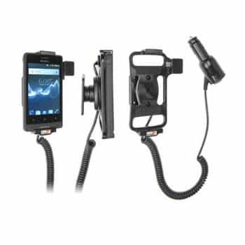 Support Sony Xperia Go Active avec chargeur 12/24V