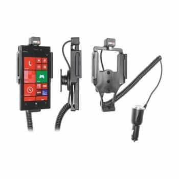 Support actif Nokia Lumia 928 avec chargeur 12/24V