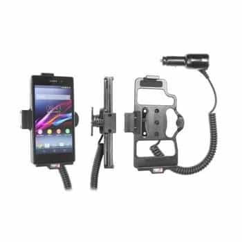 Support Sony Xperia Z1 Active avec chargeur 12/24V