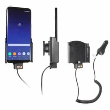 Support actif Samsung Galaxy S8 Plus avec chargeur 12/24V