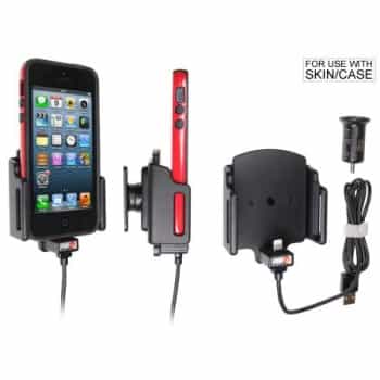 Support réglable actif Apple iPhone 5 / 5S / SE avec prise USB 12V