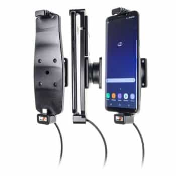 Support actif Samsung Galaxy S8+ / S9+ / S10+ avec prise USB 12V. Avec couverture