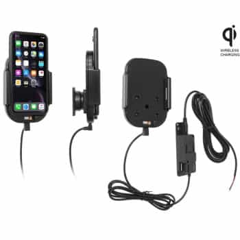 Support Apple iPhone XR / 11 Qi Wireless Active avec alimentation fixe
