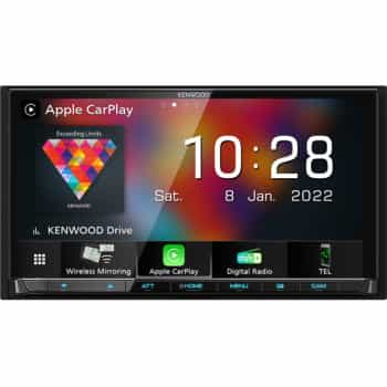 Kenwood DMX 8021DABS- 2DIN 7.0" Radio multimédia sans fil Carplay/Android Auto