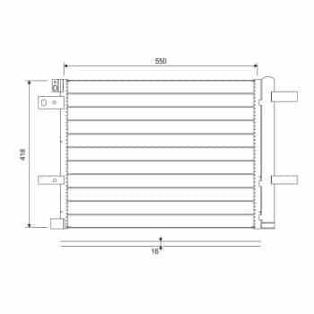 Condenseur, climatisation 822706 Valeo