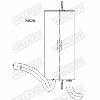 Fin silencieux 24528 Walker