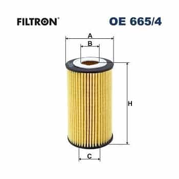 Filtre à l'huile OE 665/4 Filtron