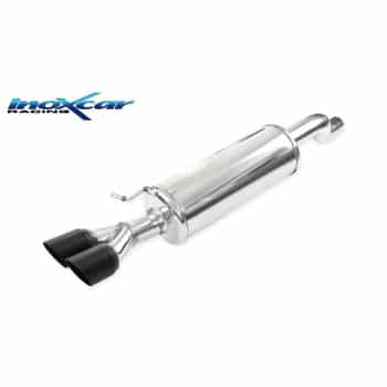 Pot d'échappement sport 100% acier inoxydable sur mesure pour Volkswagen Polo (AW) 2.0 GTI 200pk 2017- 2x80mm Céra