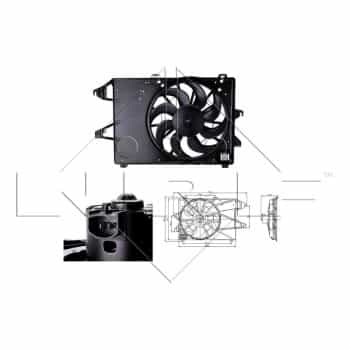 Roue du ventilateur de refroidissement 47260 NRF