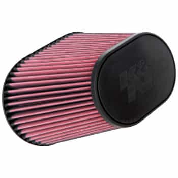 Filtre à air universel K&N ovale/conique avec raccord ovale, raccord 178x132mm, fond 254x159mm