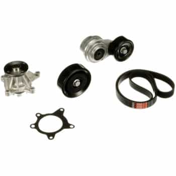 Pompe à eau + jeu de courroies multi trapézoïdales KP96PK2138 Gates