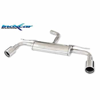 Double pot d'échappement sport en acier inoxydable 100% sur mesure pour Volkswagen Golf VII 2.0 GTD 184PK 2012- 201