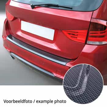 Bande de protection de pare-chocs arrière en ABS sur mesure pour Renault Megane E-Tech 2022- Look Carbone