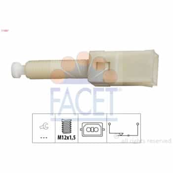 Interrupteur des feux de freins Made in Italy - OE Equivalent 7.1087 Facet