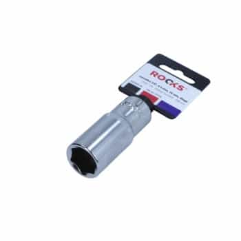 Rooks Douille 3/8", 6 pans, 18 mm, longue
