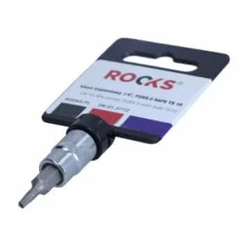 Douille à embout Rooks 1/4", Torx 5 avec trou TS10