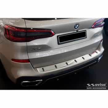 Protection de pare-chocs arrière en acier inoxydable sur mesure pour BMW X5 (G05) M-Sport 2018- 'STRONG EDITION&#39