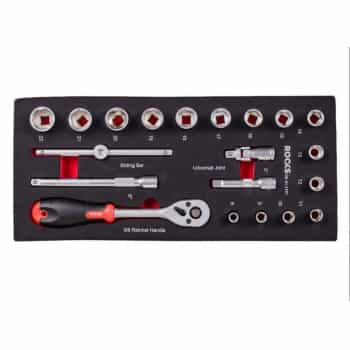 Ensemble d'outils Rooks 3/8" 20 pièces